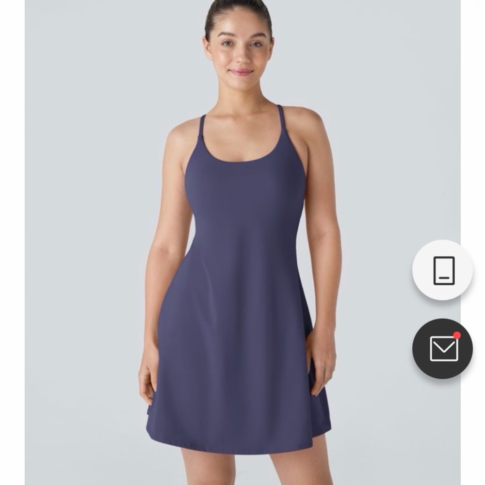 HALARA Navy Active Dress